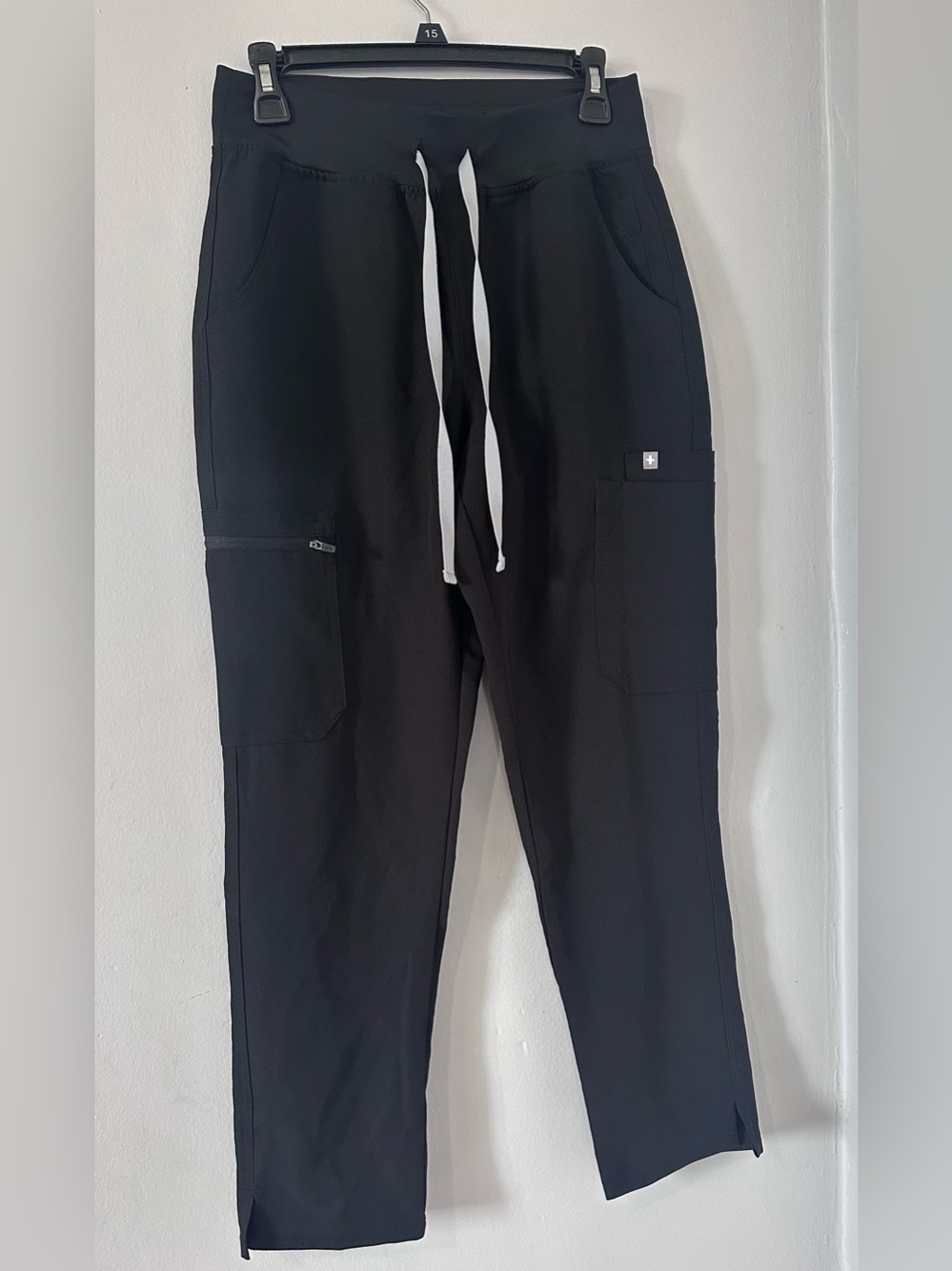 Figs Technical Collection Black Women's Cargo Jogger Pants